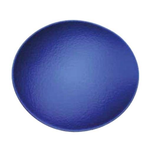 Bajo plato azul 0x0 cm.
