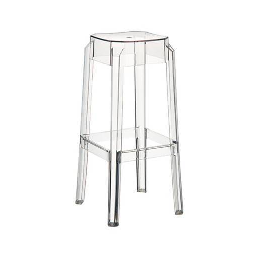 Bar Hocker transparent/ 1 46 cm.