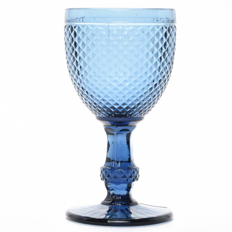 Blue Carved Cup 46 cl.