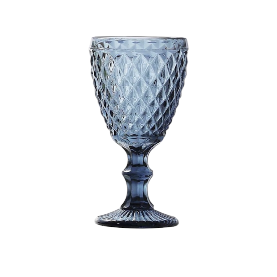 Blue Carved Cup 46 cl.