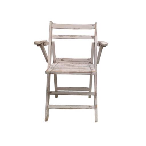 Folding wooden chair