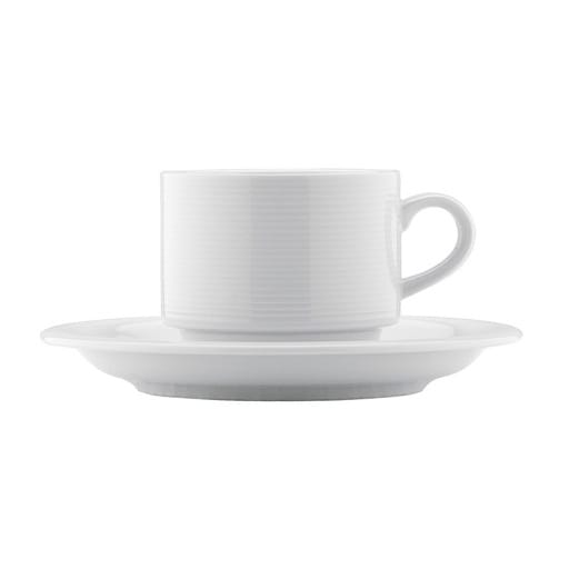 Milk coffee cup & saucer *spoon incl.