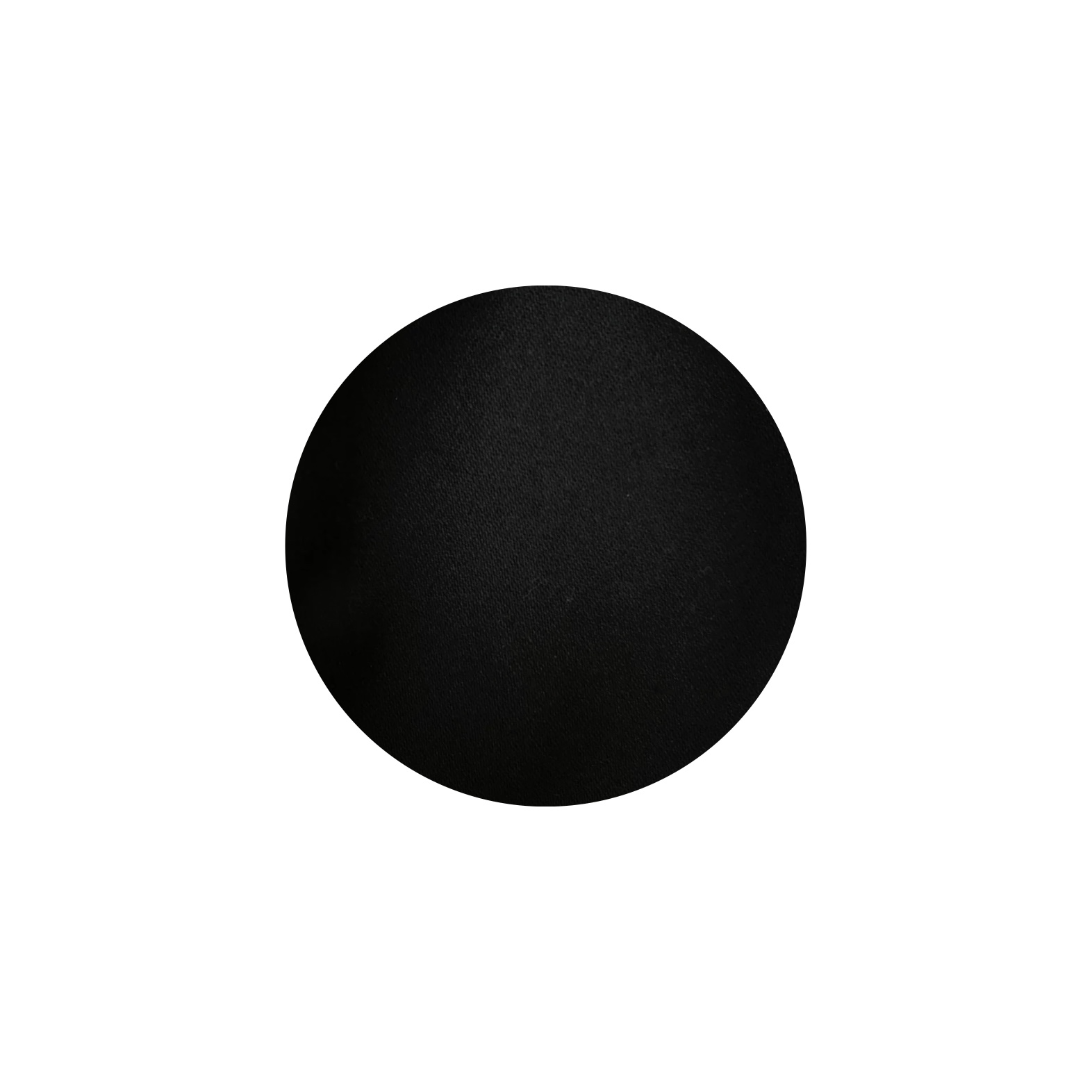 Round table cloth black