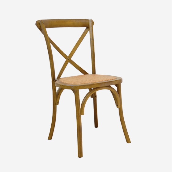 Walnut crossback chair