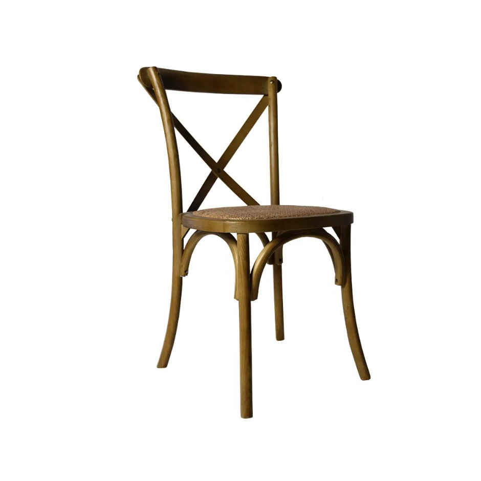 Walnut crossback chair