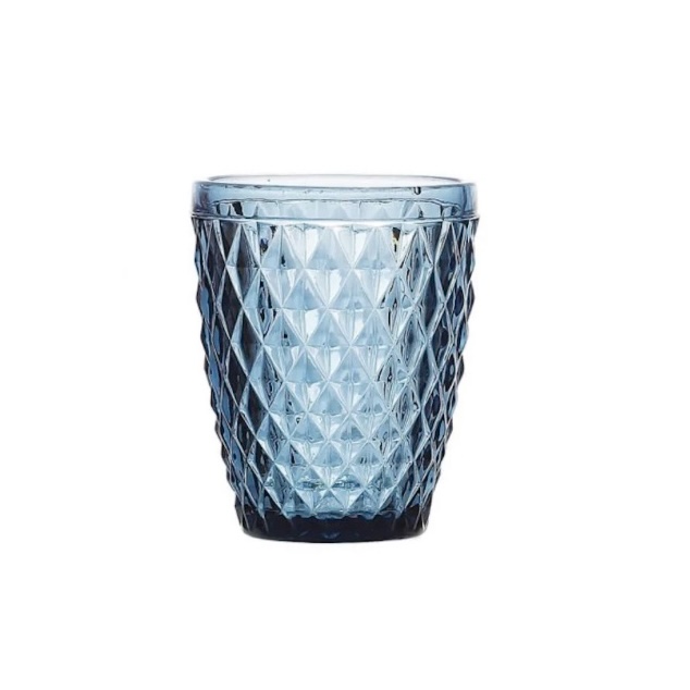 Wasser Glas blau 46 cl.