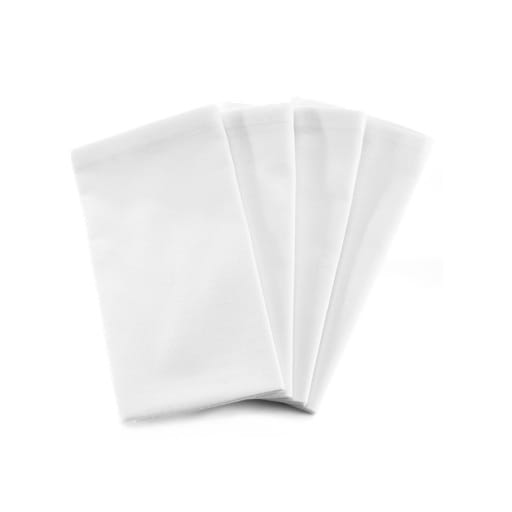 White serviette 50x50 cm.