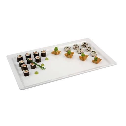 White tray 30x50 cm.